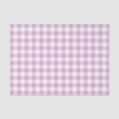 Gingham geruite patroon in pastelkleuren tissuepapier (Voorkant)