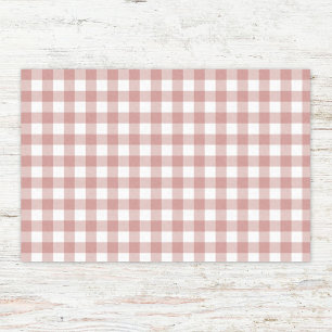 Gingham geruite patroon in pasteltinten tissuepapier