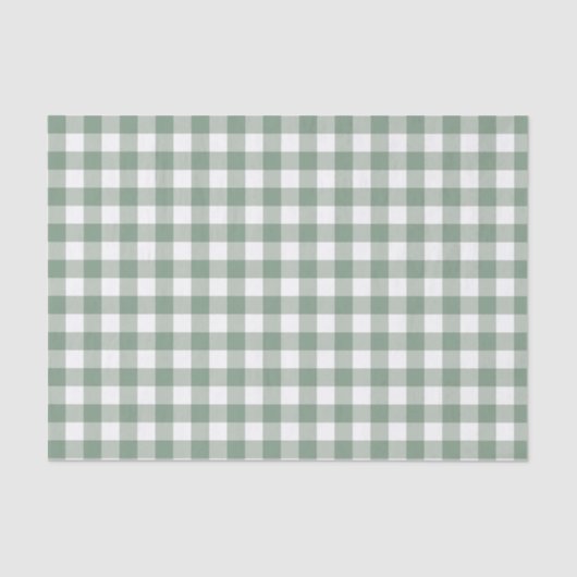Gingham geruite patten in pastelkleuren tissuepapier (Voorkant)