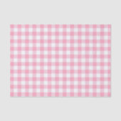 Gingham geruite patten in pastelkleuren tissuepapier (Voorkant)