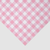 Gingham geruite patten in pastelkleuren tissuepapier (Detail)