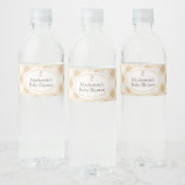 Gingham Goose Baby shower Waterflesetiket Waterfles Etiket (Flessen)