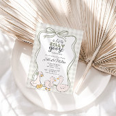 Gingham Goose Genderneutraal Baby shower Kaart