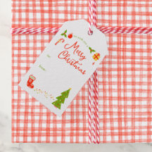 Gingham Handgetekende Moderne Cute Rode Witte Prep