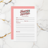 Gingham Happiness is een zelfgemaakte vakantie rec