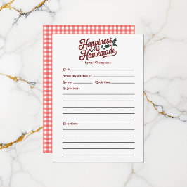 Gingham Happiness is een zelfgemaakte vakantie rec