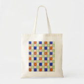 Gingham hart winkelen Tas (Voorkant)