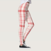 Gingham-harten • Klassieke zoete Valentijn-naadloo Leggings (Rechts)