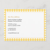 Gingham Home Moving Briefkaart (Achterkant)