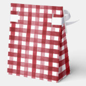 Gingham Huggies Chuggies Beer Diaper Baby Shower  Bedankdoosjes (Achterkant)
