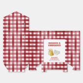 Gingham Huggies Chuggies Beer Diaper Baby Shower  Bedankdoosjes (Ongevouwen)