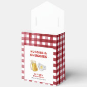 Gingham Huggies Chuggies Beer Diaper Baby Shower  Bedankdoosjes (Open)