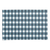 Gingham Indigo Blue Pattern Kussensloop (Voorkant-Rechts)
