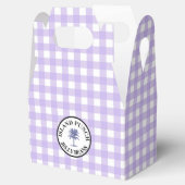 Gingham Island Punch Jelly Beans Bedankdoosjes (Geopend)