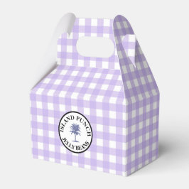 Gingham Island Punch Jelly Beans Bedankdoosjes