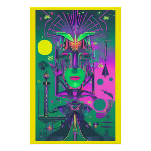 Gingham Juno Lark Perfect Poster