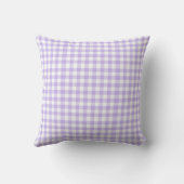 gingham karos controlepatroon paars kussen (Achterkant)