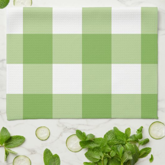 Gingham-keuken Theedoek (Gevouwen)