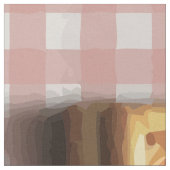 gingham kip wafels stof (Close Up)