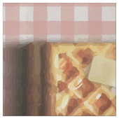 gingham kip wafels stof (Swatch)