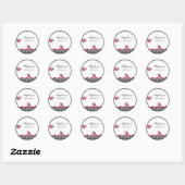 Gingham Ladybug Sticker (Vel)
