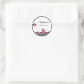 Gingham Ladybug Sticker (Tas)