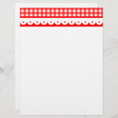 Gingham Letterhead (Voorkant / Achterkant)