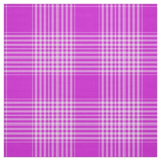 Gingham: Licht Paars en wit weefsel controleren Stof (Swatch)