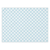 Gingham Light Blue en White Plays Pattern Tafelkleed (Voorkant (Horizontaal))
