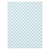 Gingham Light Blue en White Plays Pattern Tafelkleed (Voorkant)