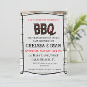 Gingham, Little Cutie Is on the Way, Let’s BBQ, Kaart (Staand voorkant)