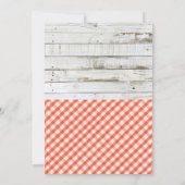 Gingham, Little Cutie Is on the Way, Let’s BBQ, Kaart (Achterkant)