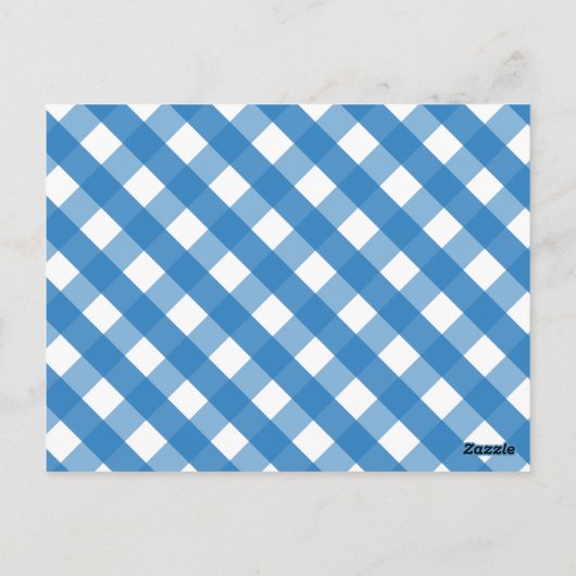 Gingham Magnifying Glass Valentijns Kaarten (Achterkant)