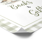 Gingham Mallard Duck Baby Boeken en Geschenken Tek Poster (Hoek)