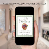 Gingham Markt Hoeveel Spel Bord Bruidscadeau Poster