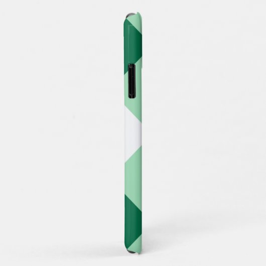 Gingham - Middelgrote en lichte groene telefoontas Case-Mate iPhone Case (Achterkant/rechts)