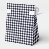 Gingham-Midnight Blue-Favor Box, Tent Bedankdoosjes (Achterkant)