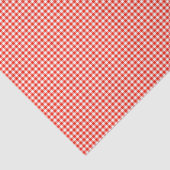 Gingham-Oranje-Weefselpapier Tissuepapier (Detail)
