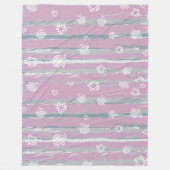 Gingham Orchard grote fleece deken (150 x 200 cm) (Voorkant)