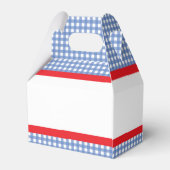 Gingham Oz Meisjes Verjaardagsfeestje Favor Boxes Bedankdoosjes (Achterkant)