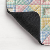 Gingham Patchwork Dekbed Patroon Muismat (Hoek)