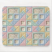 Gingham Patchwork Dekbed Patroon Muismat (Voorkant)