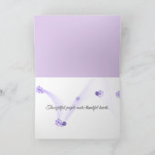 Gingham Patchwork Hartelijk dank Bedankkaart (Binnen)