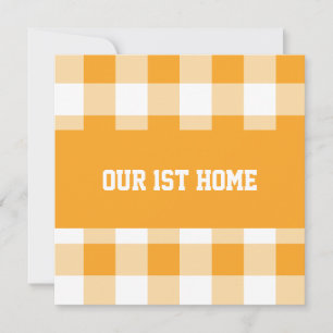 Gingham Patroon Eerste Home