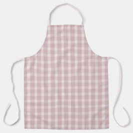 Gingham patroon in ballerina preppy roze kleuren schort