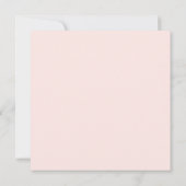 Gingham patroon in roze en pastel perzik kaart (Achterkant)