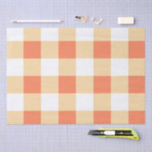 Gingham patroon inpakpapier tissuepapier (Craft)