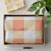 Gingham patroon inpakpapier tissuepapier (Geschenk)