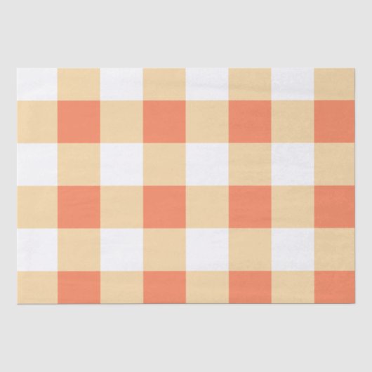 Gingham patroon inpakpapier tissuepapier (Voorkant)
