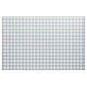 Gingham patroon kust geruit wit gedempte blauwe stof (Fat Quarter)